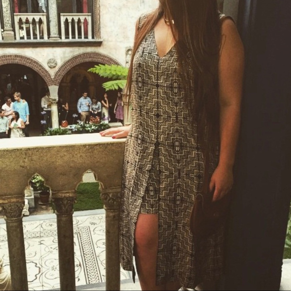 Club Monaco Silk High Low Romper